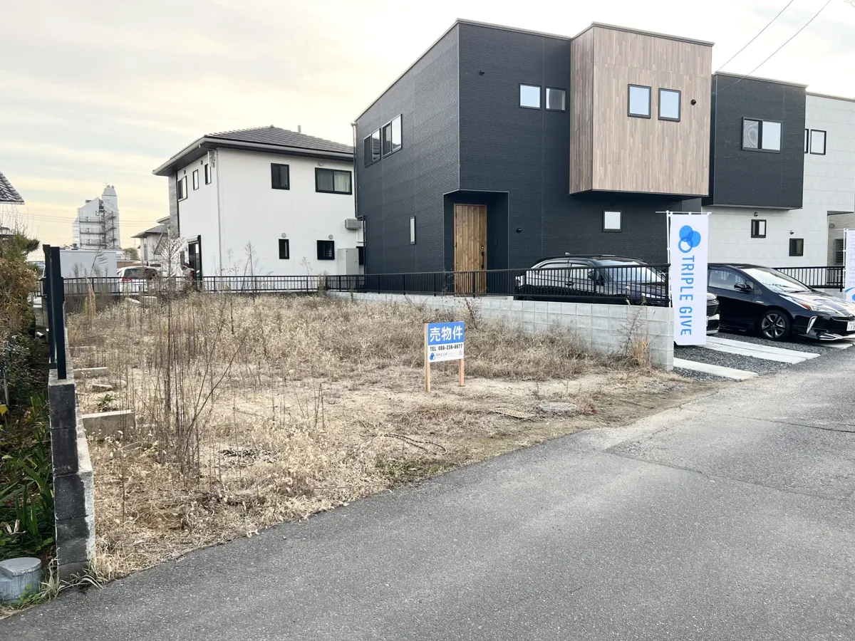 岡山市北区白石の住宅用地