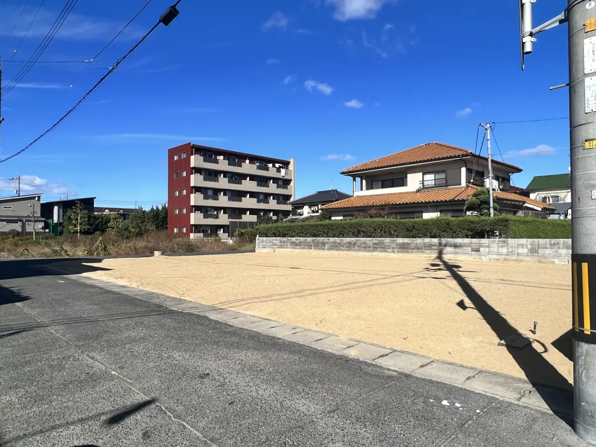 岡山市南区新保の住宅用分譲地3区画