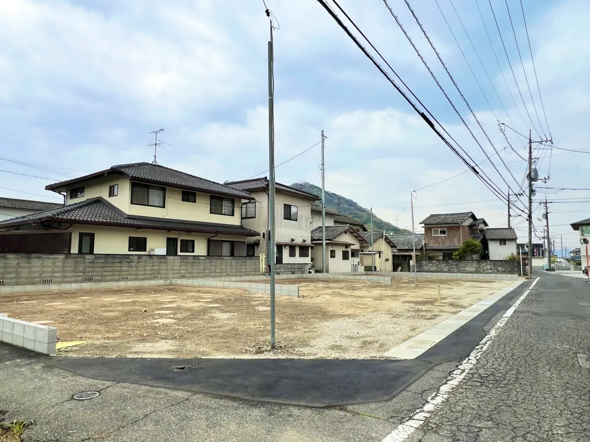 岡山市北区西辛川の住宅用分譲地4区画