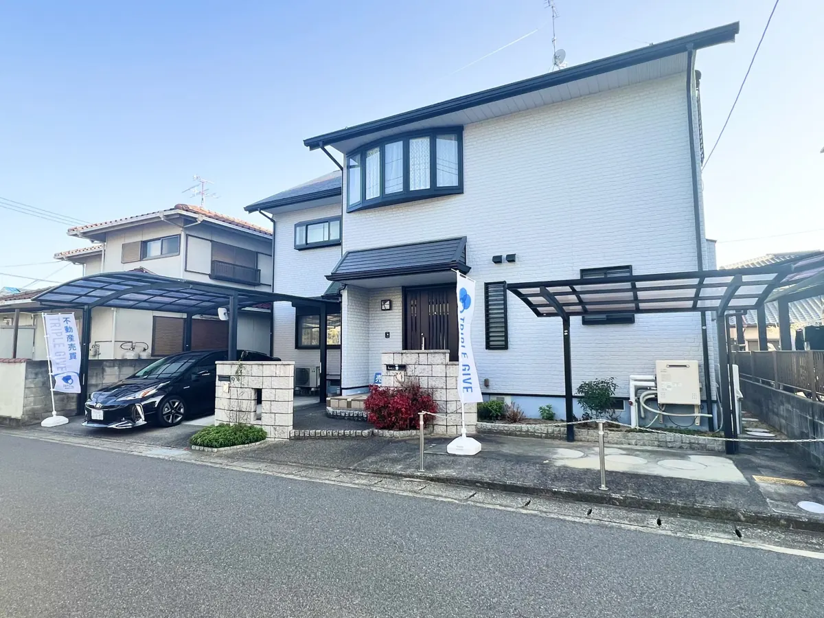 岡山市中区四御神の中古住宅の外観
