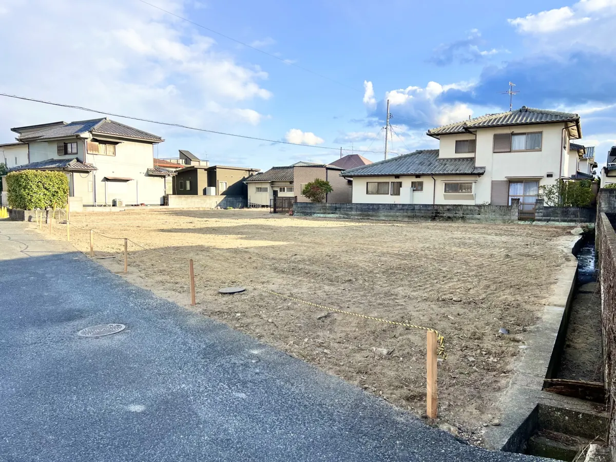 岡山市中区倉富の住宅用分譲地2区画